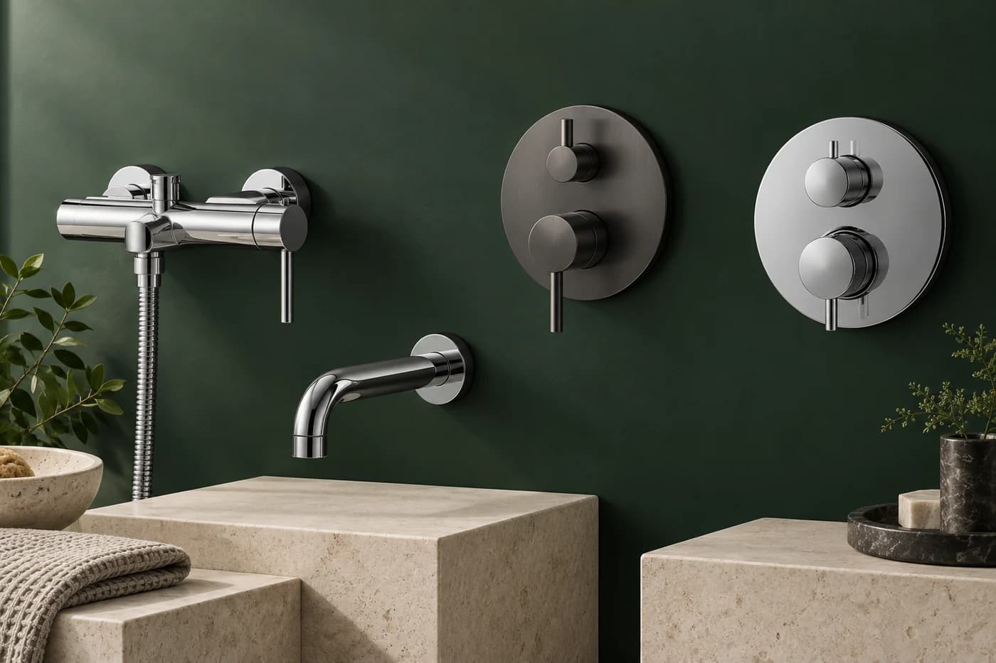 Concept visual for 2-way concealed diverter